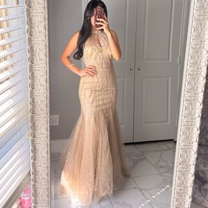 Camille La Vie Beige Gown